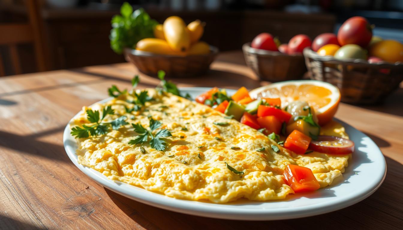 przepis na omlet z mąką