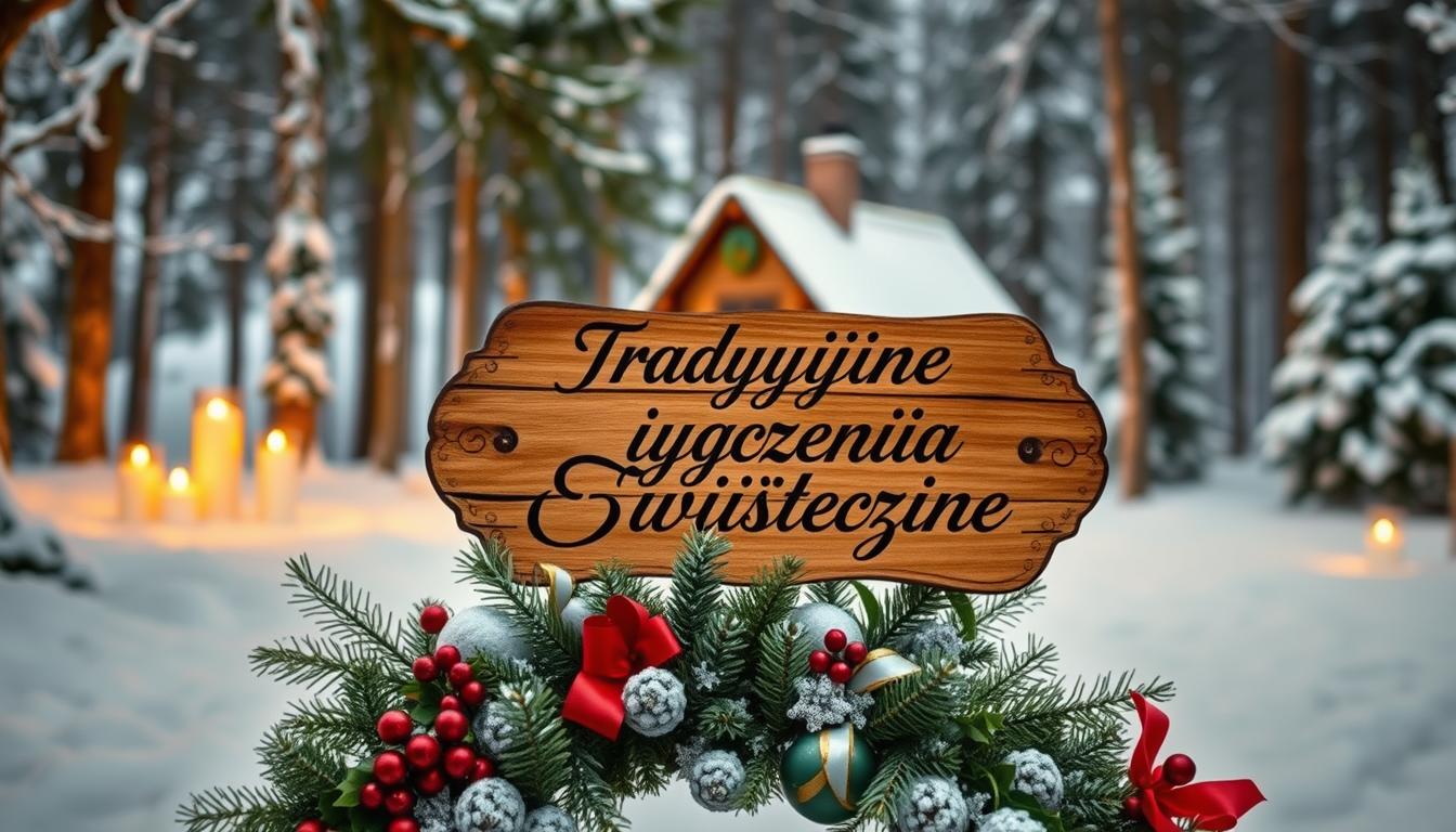 Tradycyjne życzenia świąteczne boże narodzenie