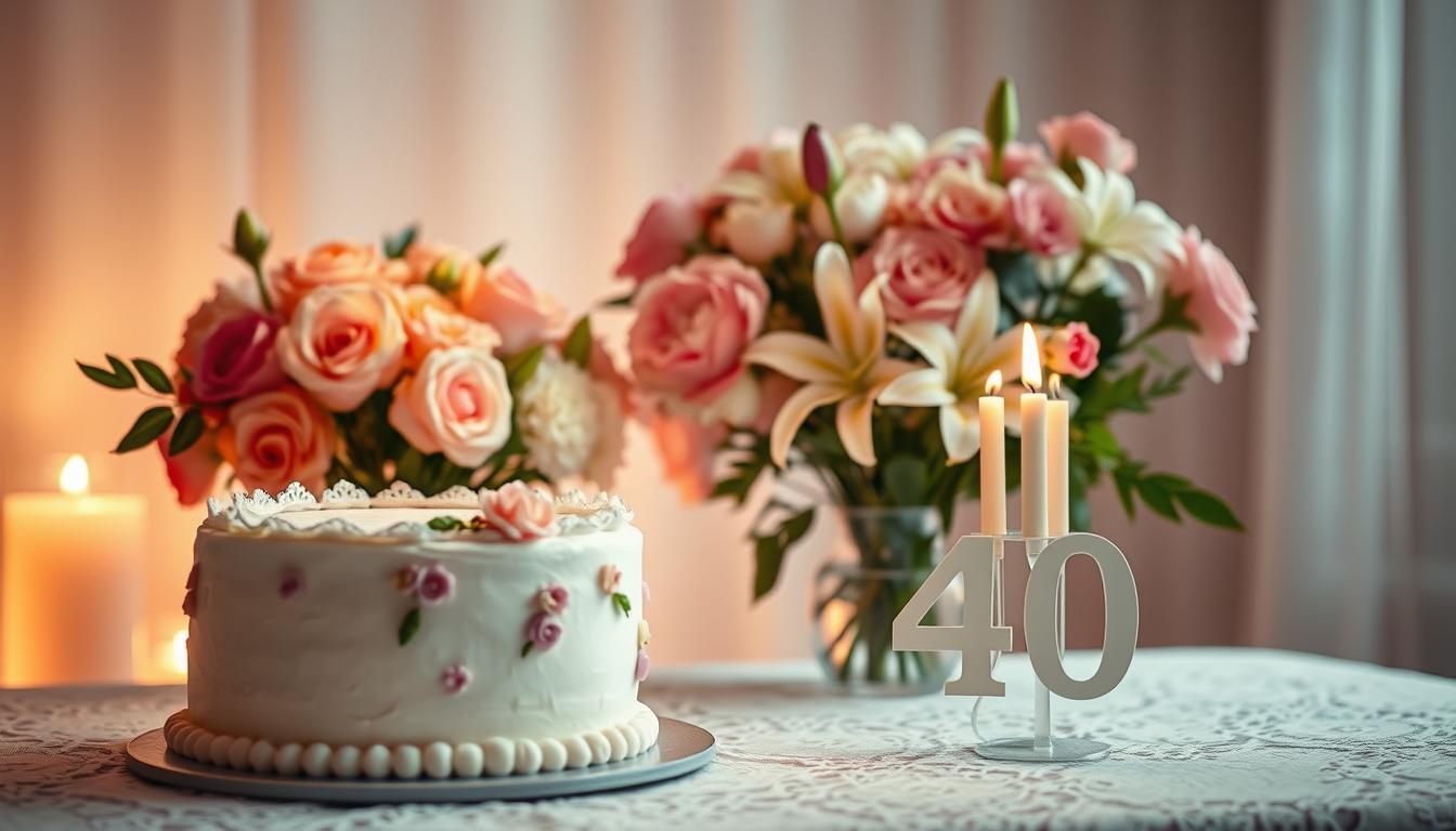 Życzenia na 40 urodziny dla kobiety