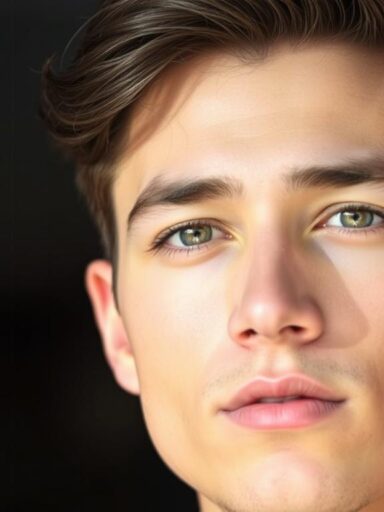 Bob z grzywką na bok