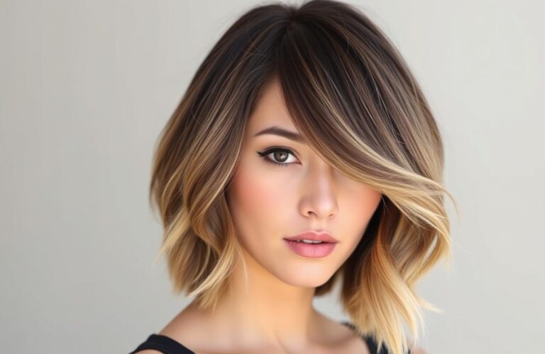 Fryzury cieniowane do ramion